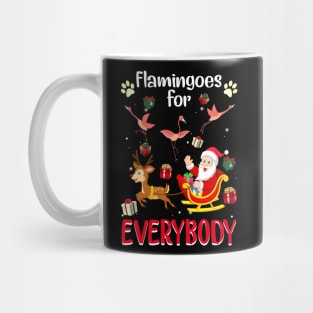 Flamingoes For Everybody Christmas For Flamingo Lover Mug